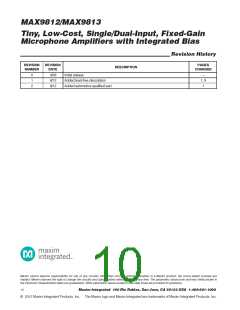 浏览型号MAX9813的Datasheet PDF文件第10页
