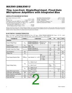 浏览型号MAX9813的Datasheet PDF文件第2页