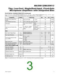 浏览型号MAX9813的Datasheet PDF文件第3页