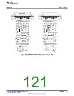 浏览型号MSP-FET430UIF的Datasheet PDF文件第121页