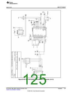 浏览型号MSP-FET430UIF的Datasheet PDF文件第125页