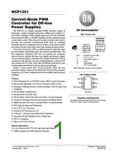 浏览型号NCP1251的Datasheet PDF文件第1页