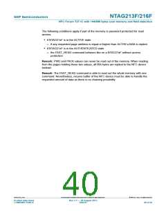 浏览型号NT2H1611F0DTL的Datasheet PDF文件第40页
