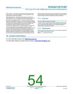 浏览型号NT2H1611F0DTL的Datasheet PDF文件第54页