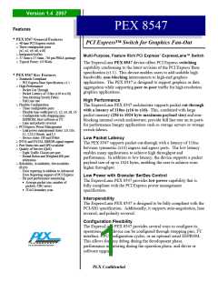 浏览型号PEX8547-AARDK的Datasheet PDF文件第1页