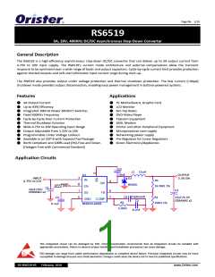 浏览型号RS6519的Datasheet PDF文件第1页