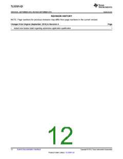浏览型号TLV3501A-Q1的Datasheet PDF文件第12页