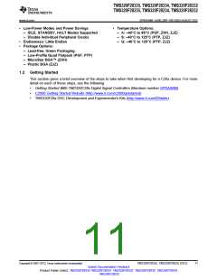 浏览型号TMS320F28232PTPQ的Datasheet PDF文件第11页