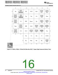 浏览型号TMS320F28232PTPQ的Datasheet PDF文件第16页