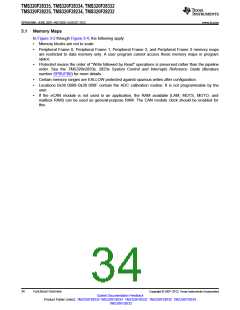 浏览型号TMS320F28232PTPQ的Datasheet PDF文件第34页