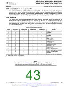 浏览型号TMS320F28232PTPQ的Datasheet PDF文件第43页