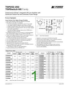浏览型号TOP258MG的Datasheet PDF文件第1页