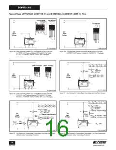 浏览型号TOP258MG的Datasheet PDF文件第16页