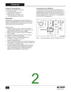 浏览型号TOP258MG的Datasheet PDF文件第2页