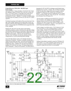 浏览型号TOP258MG的Datasheet PDF文件第22页