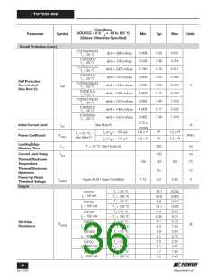 浏览型号TOP258MG的Datasheet PDF文件第36页