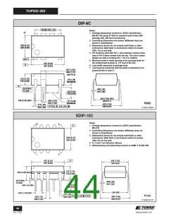 浏览型号TOP258MG的Datasheet PDF文件第44页