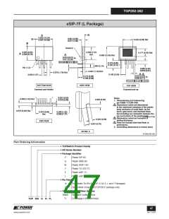 浏览型号TOP258MG的Datasheet PDF文件第47页