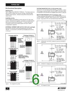 浏览型号TOP258MG的Datasheet PDF文件第6页