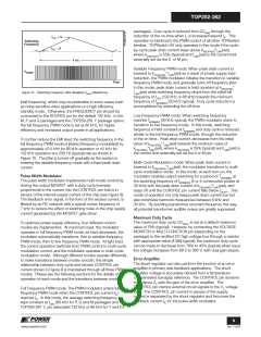 浏览型号TOP258MG的Datasheet PDF文件第9页