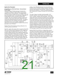 浏览型号TOP259YN的Datasheet PDF文件第21页