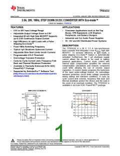 浏览型号TPS54332的Datasheet PDF文件第1页