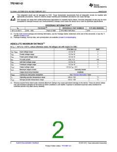 浏览型号TPS74801-Q1的Datasheet PDF文件第2页