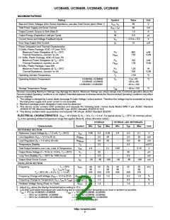 浏览型号UC3844BDG的Datasheet PDF文件第2页