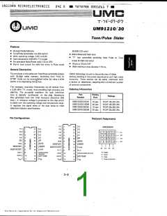 浏览型号UM91210C的Datasheet PDF文件第1页