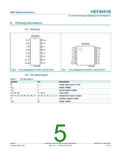 浏览型号HEF4051BTS的Datasheet PDF文件第5页