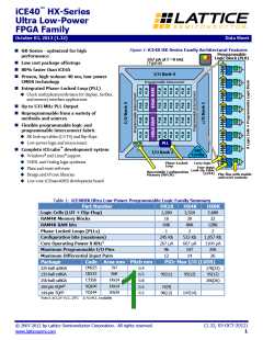 浏览型号iCE40HX4K-TQ144的Datasheet PDF文件第1页