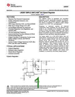 浏览型号LM2587SX-ADJ/NOPB的Datasheet PDF文件第1页