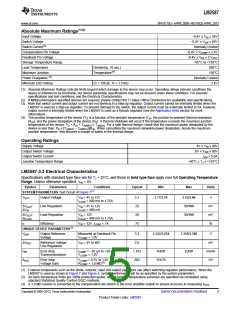 浏览型号LM2587SX-ADJ/NOPB的Datasheet PDF文件第5页