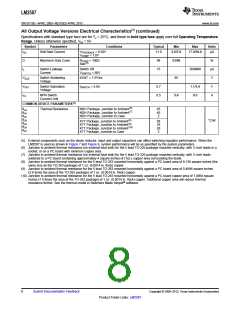 浏览型号LM2587SX-ADJ/NOPB的Datasheet PDF文件第8页