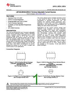 浏览型号LM334Z/NOPB的Datasheet PDF文件第1页