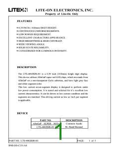 浏览型号LTS-4802BJR-H1F的Datasheet PDF文件第1页