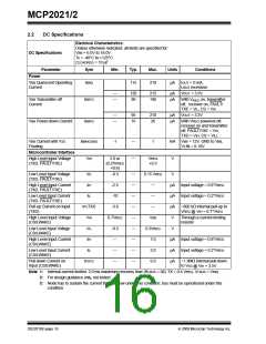 浏览型号MCP2021-330E/SL的Datasheet PDF文件第16页