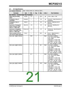 浏览型号MCP2021-330E/SL的Datasheet PDF文件第21页