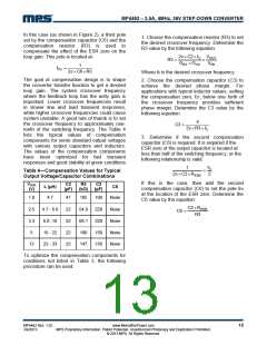 浏览型号MP4462的Datasheet PDF文件第13页