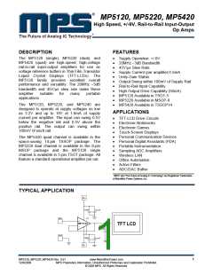 浏览型号MP5220的Datasheet PDF文件第1页