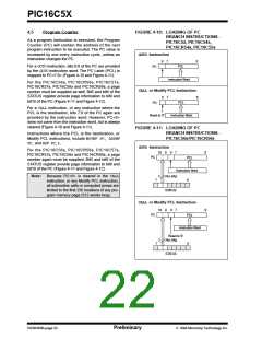 浏览型号PIC16C54-RC/SOXXX的Datasheet PDF文件第22页