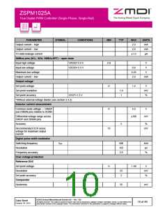 浏览型号ZSPM1025AA1W1的Datasheet PDF文件第10页