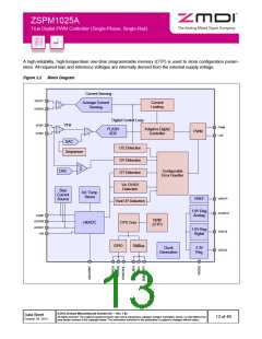 浏览型号ZSPM1025AA1W1的Datasheet PDF文件第13页
