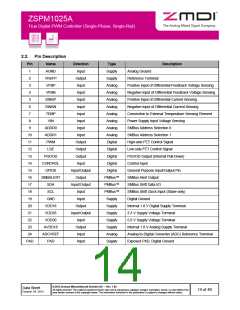 浏览型号ZSPM1025AA1W1的Datasheet PDF文件第14页