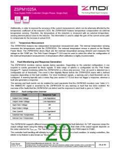 浏览型号ZSPM1025AA1W1的Datasheet PDF文件第20页
