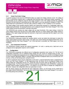 浏览型号ZSPM1025AA1W1的Datasheet PDF文件第21页
