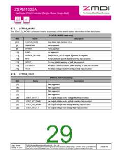浏览型号ZSPM1025AA1W1的Datasheet PDF文件第29页