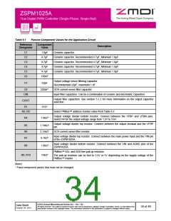 浏览型号ZSPM1025AA1W1的Datasheet PDF文件第34页