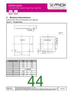 浏览型号ZSPM1025AA1W1的Datasheet PDF文件第44页