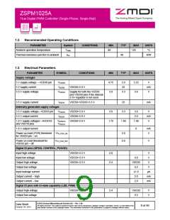 浏览型号ZSPM1025AA1W1的Datasheet PDF文件第9页